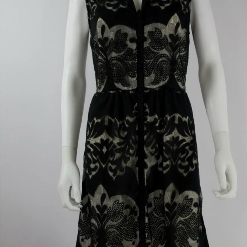 Greylin black dress. Size small S.  Sleeveless shirt dress with pockets.